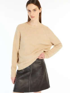 Alpaca and cotton sweater