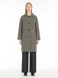 Alpaca, wool and angora coat