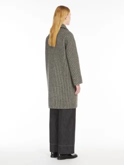Alpaca, wool and angora coat