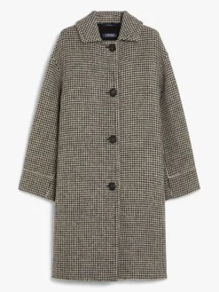 Alpaca, wool and angora coat