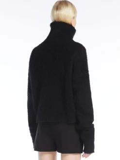 Alpaca-blend boxy sweater