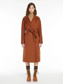 Belted wool coat