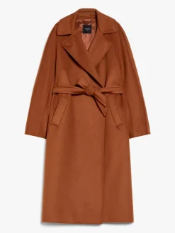 Belted wool coat