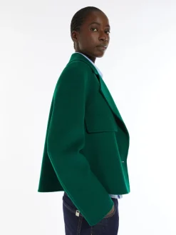 Boxy wool jacket