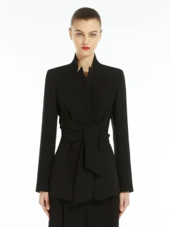 Cady jacket with sash
