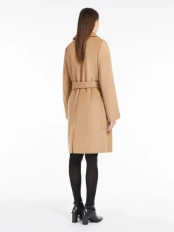Camel colour robe coat