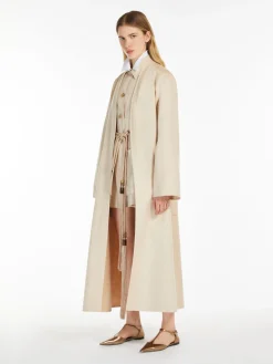 Camel wrap coat