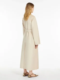Camel wrap coat
