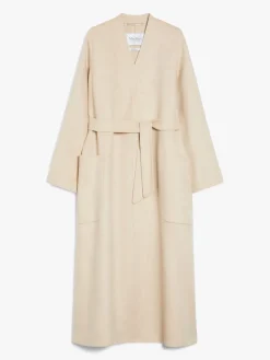 Camel wrap coat