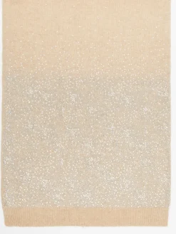 Cashmere and rhinestone scarf