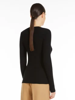 Cashmere and silk jumper