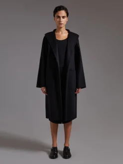 Cashmere cardigan coat