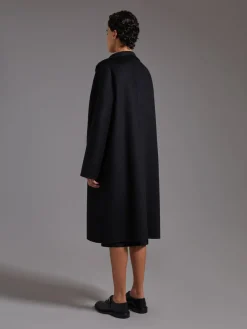 Cashmere cardigan coat