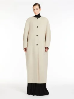 Cashmere cardigan coat