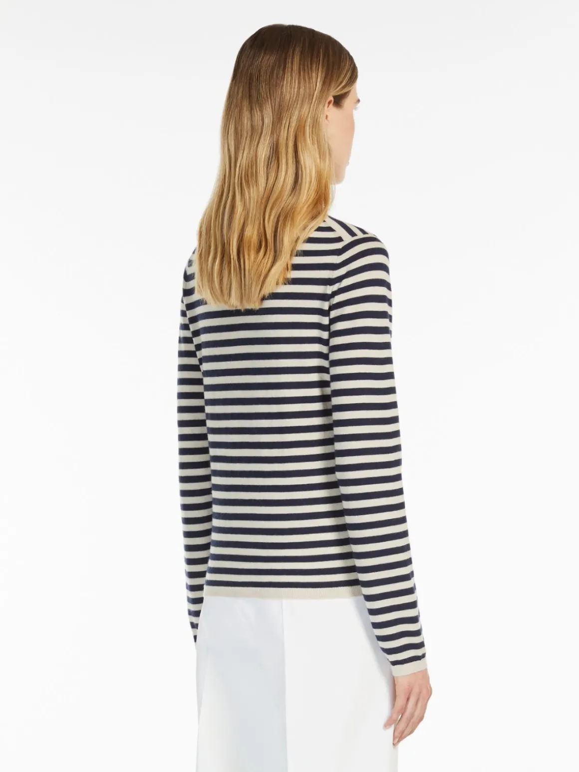 Cashmere polo-neck jumper