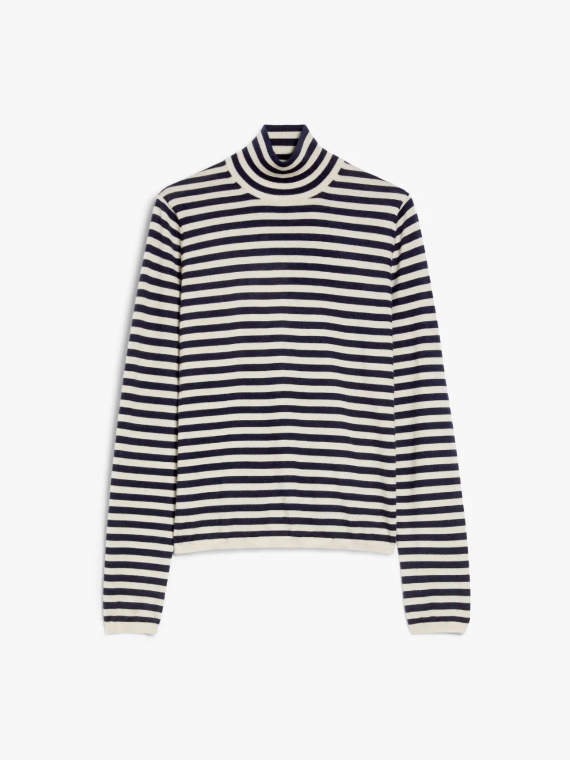 Cashmere polo-neck jumper