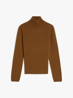 Cashmere polo-neck jumper