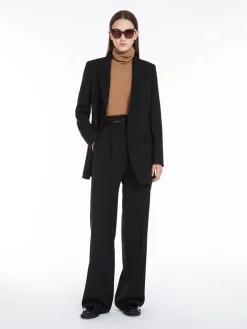 Cashmere polo-neck jumper