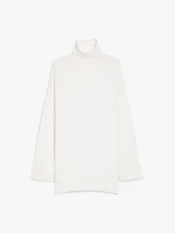 Cashmere polo-neck sweater