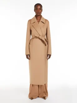 Cashmere robe coat