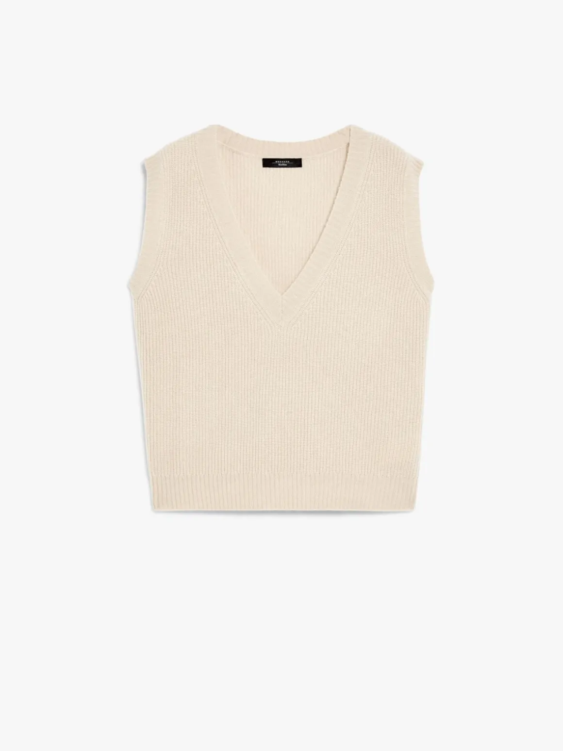 Cashmere yarn gilet