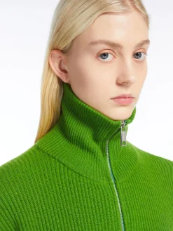 Cashmere-blend cardigan
