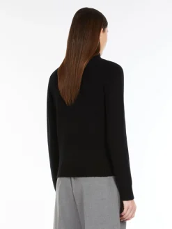 Cashmere-blend jumper with zip
