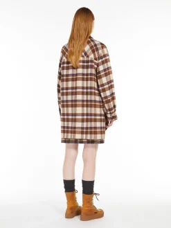 Chequered wool-blend 3-piece jacket