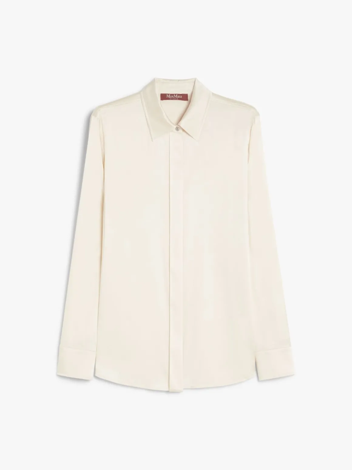 Classic silk satin shirt