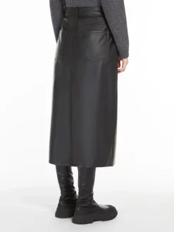 Coated fabric skirt