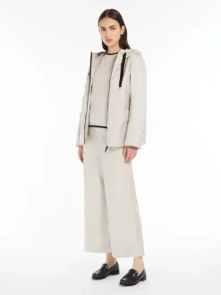 Coated fabric trousers