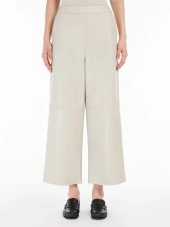 Coated fabric trousers