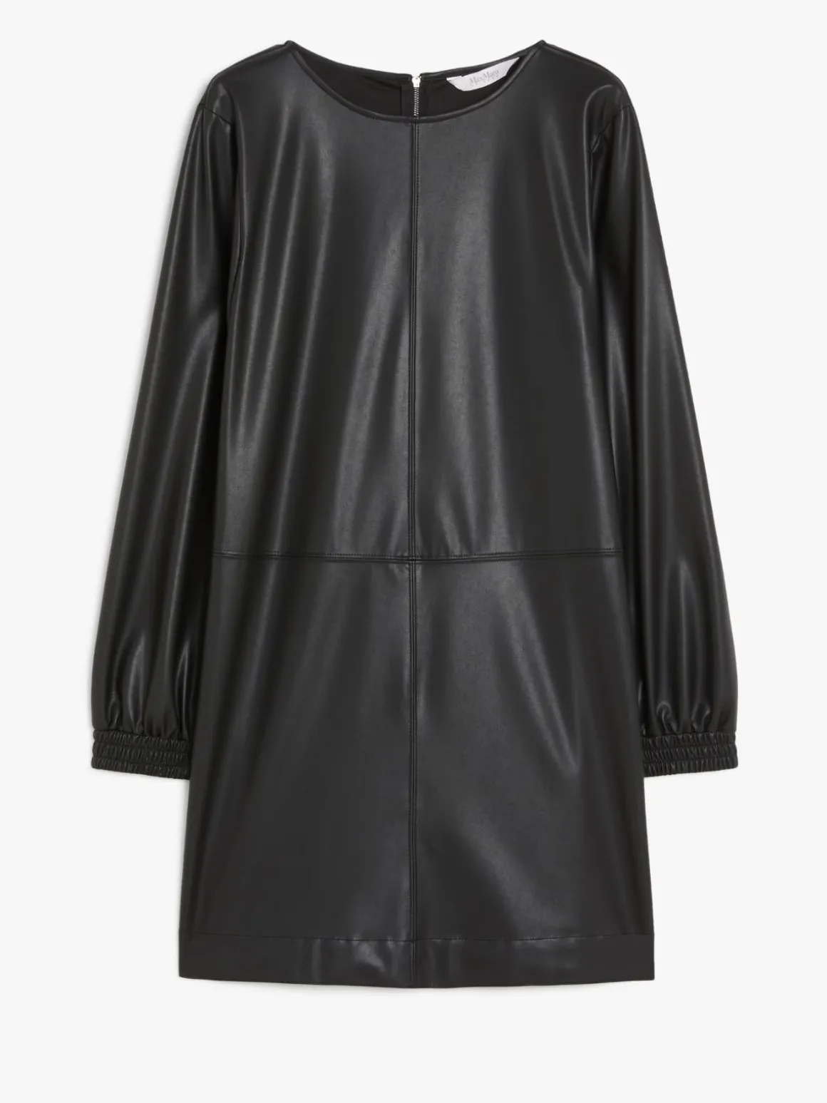 Coated jersey dress