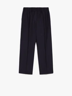 Comfort-fit flannel trousers