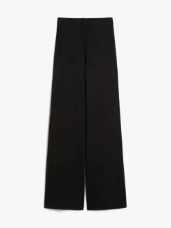 Compact jersey trousers