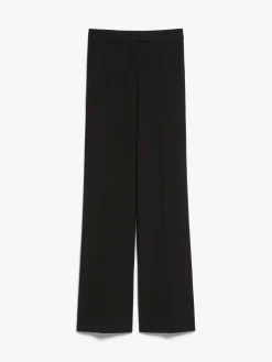 Compact jersey trousers