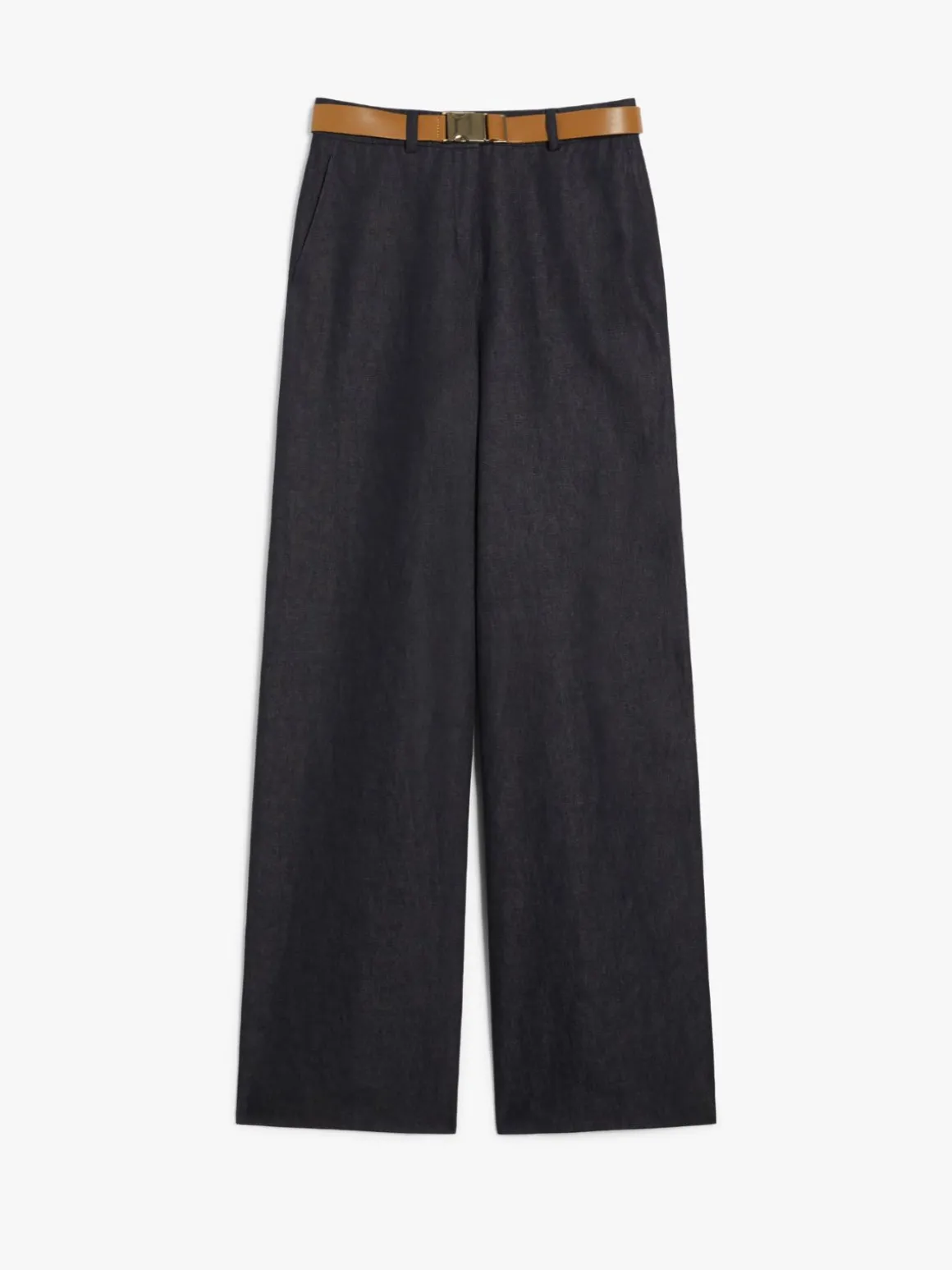 Cotton and linen trousers