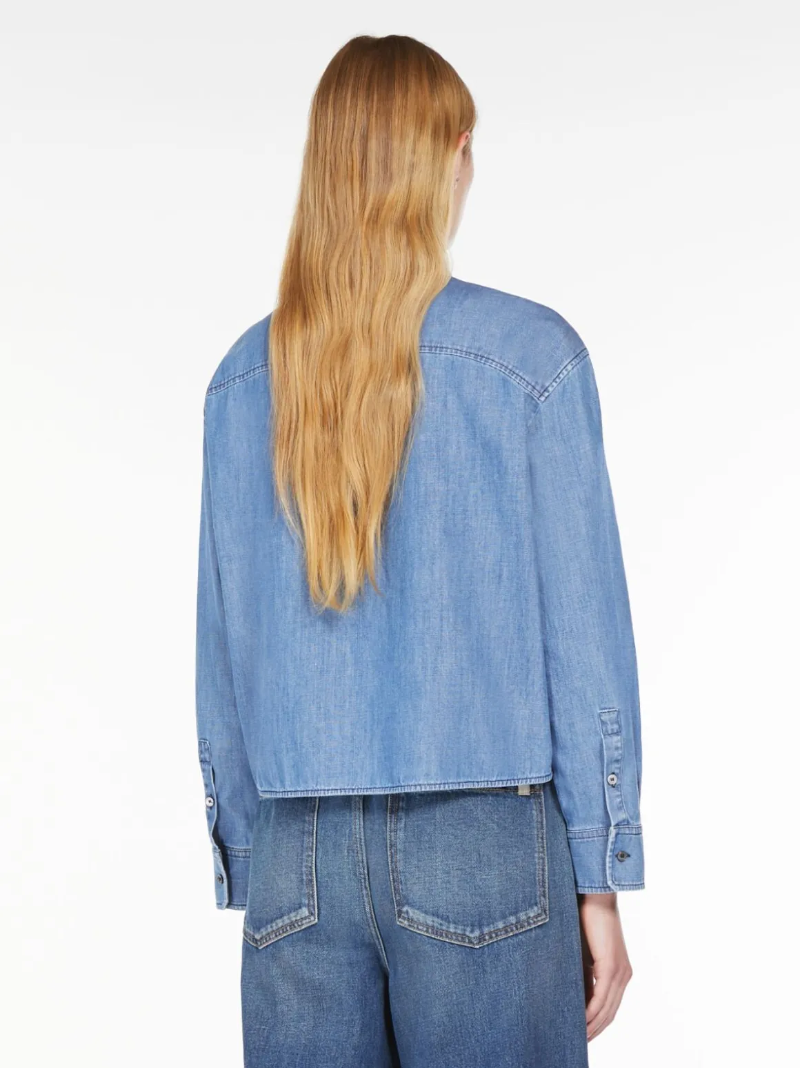 Cotton denim shirt
