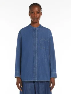 Cotton denim shirt