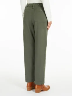 Cotton drill trousers