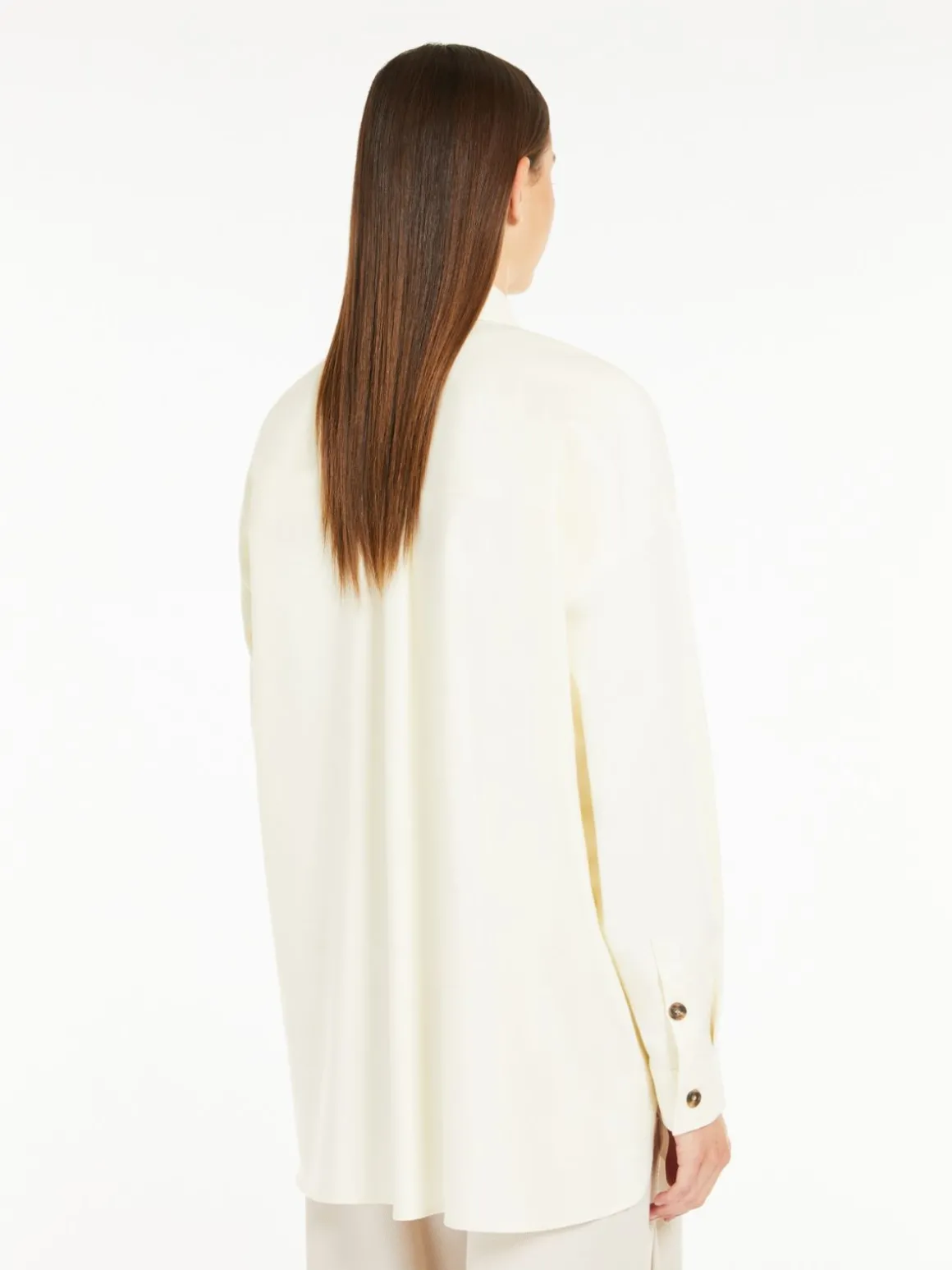 Cotton flannel oversized shirt