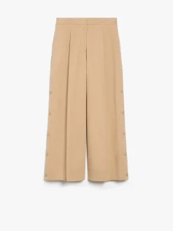 Cotton gabardine trousers