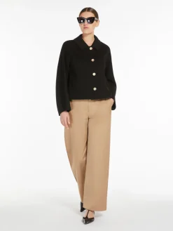 Cotton gabardine trousers