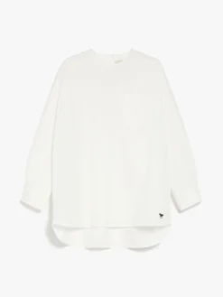 Cotton poplin blouse