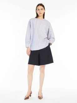 Cotton poplin blouse