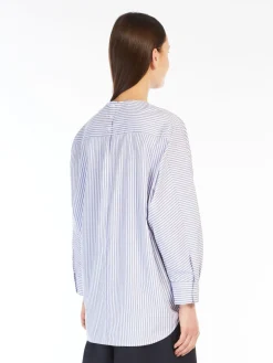 Cotton poplin blouse