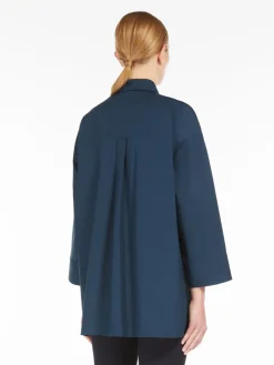 Cotton poplin blouse