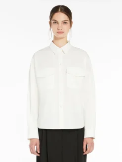 Cotton poplin shirt
