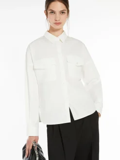 Cotton poplin shirt