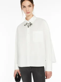 Cotton poplin shirt